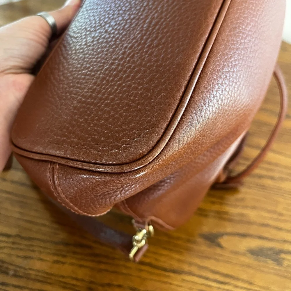 Vintage Coach Sonoma Satchel Brown Leather Shoulder Crossbody Bag - Picture 8 of 15